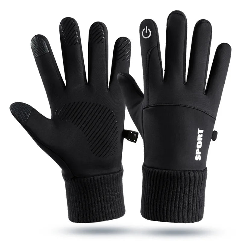 Winter Waterproof Gloves - Windproof, Touchscreen, and Warm Soft Interior. 